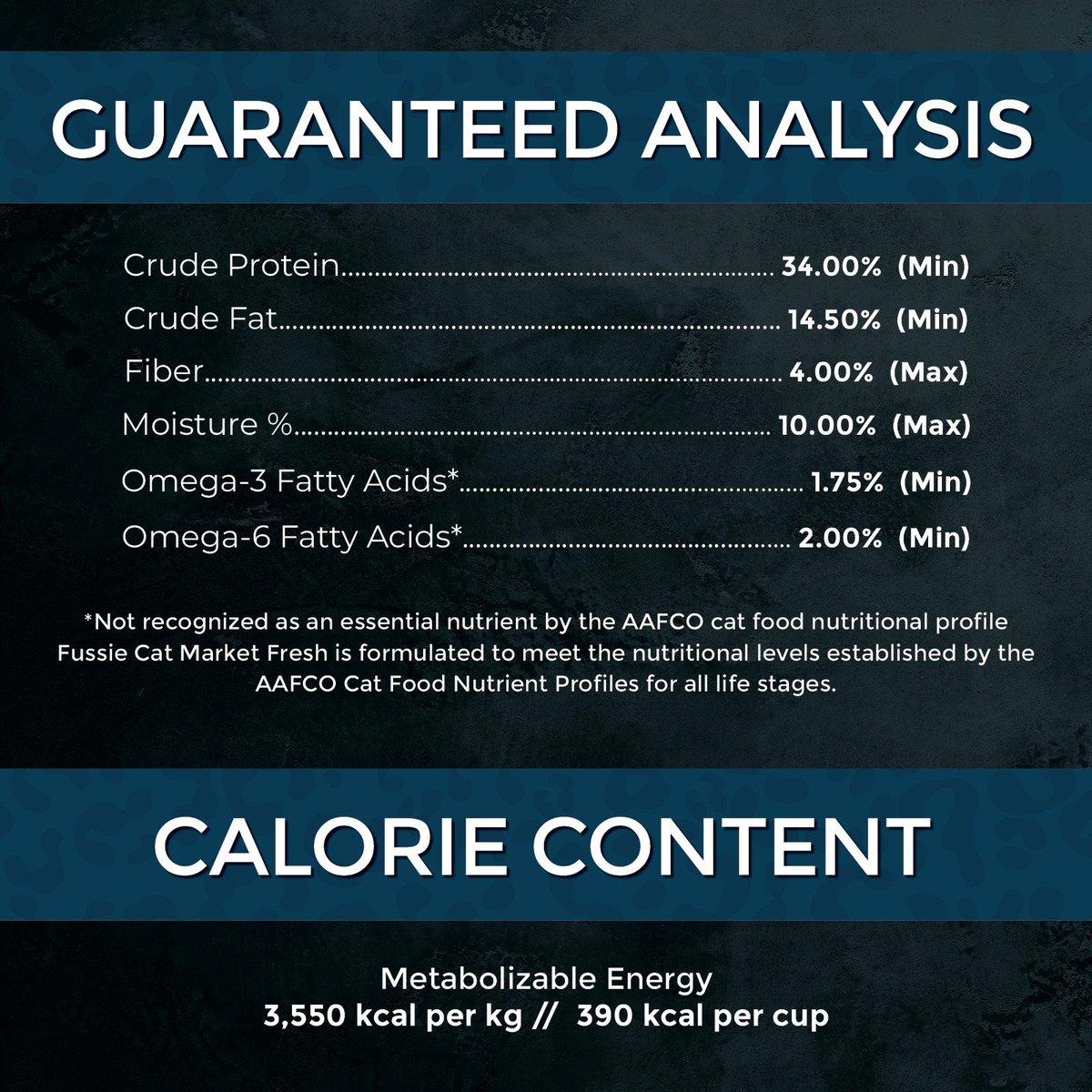 Fussie Cat Market Fresh Salmon Recipe Dry Cat Food, 3.5-lb