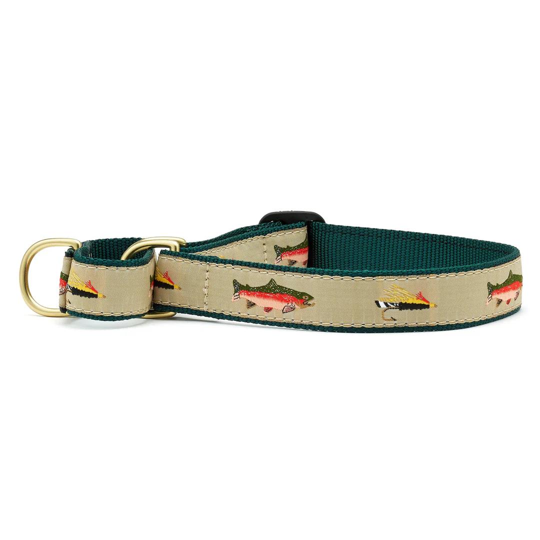 Up Country Martingale Dog Collar, Fly Fishing, 1-in x 20-25-in