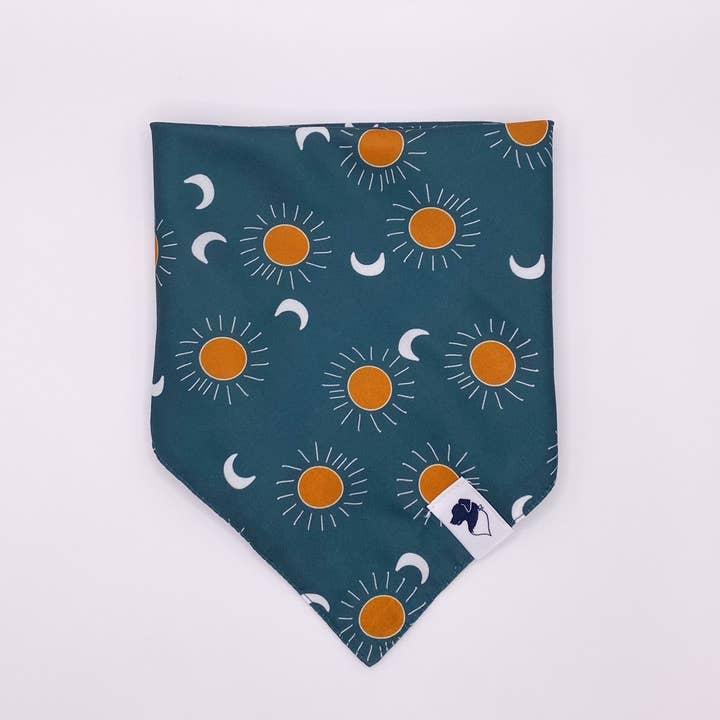 Dog Bandana Co. Dog Bandana, Fall Sky, Medium