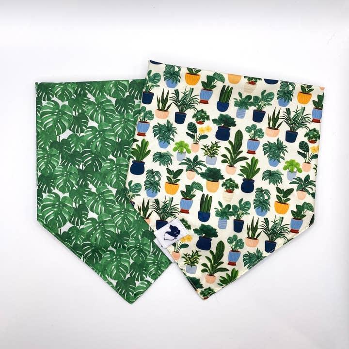 Dog Bandana Co. Dog Bandana, House Plant, Medium
