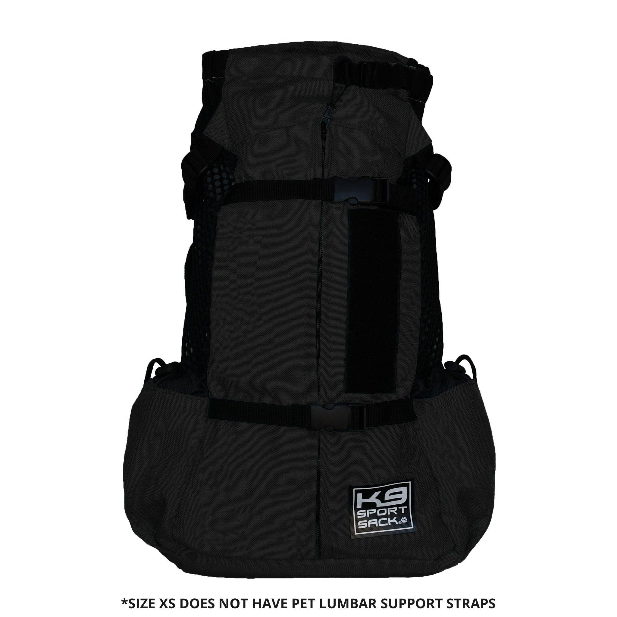 K9 Sport Sack Air 2 Original Backpack Dog Carrier, Jet Black, Medium