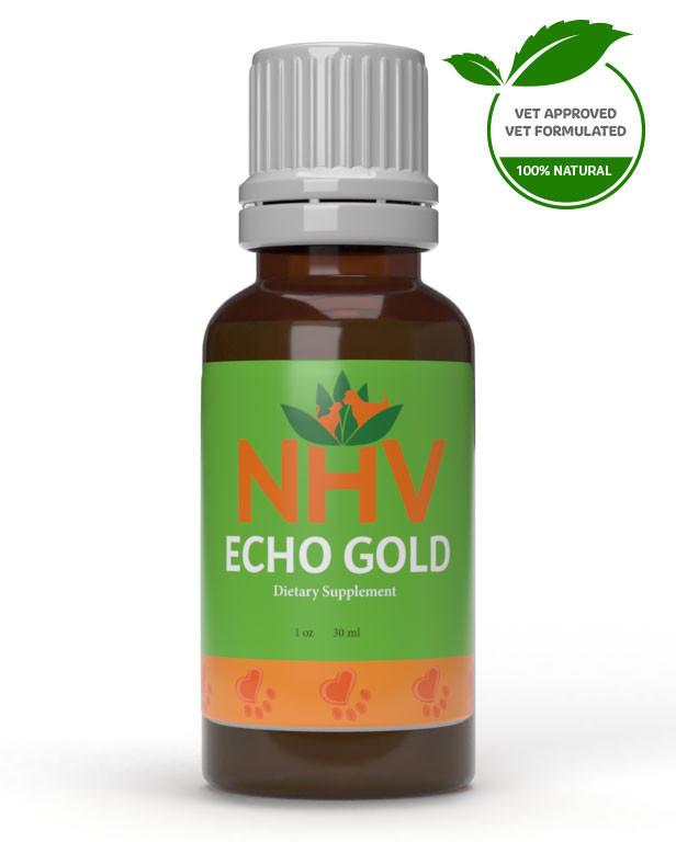 NHV Natural Pet Echo Gold for Dogs & Cats, 1-oz