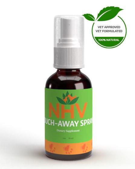 NHV Natural Pet Ouch Away Spray for Dogs & Cats, 1-oz