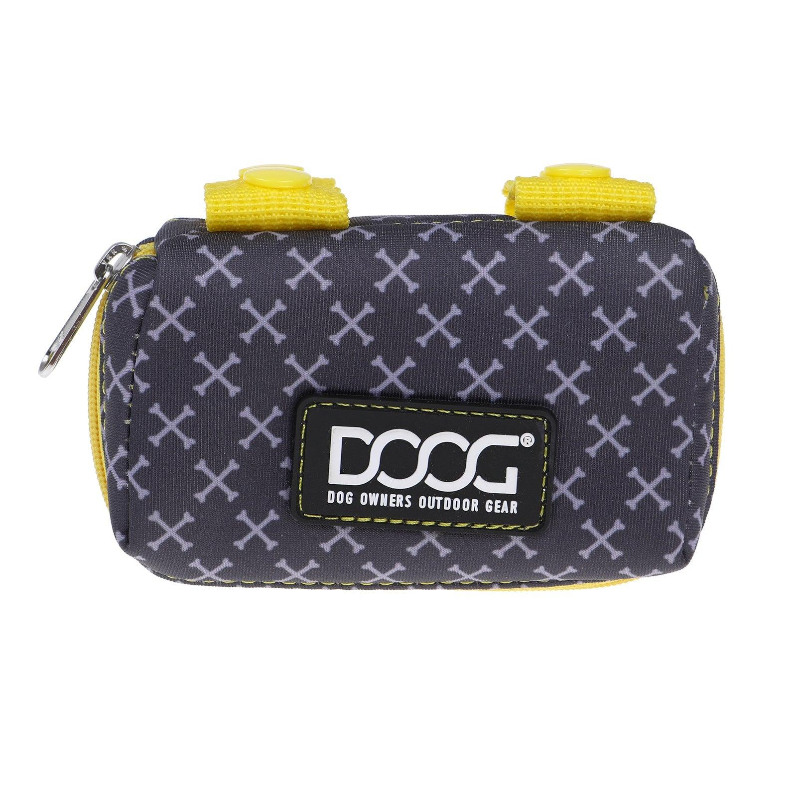 DOOG Walkie Pouch Dog Poop Bag Dispenser, Odie Grey with Light Grey X