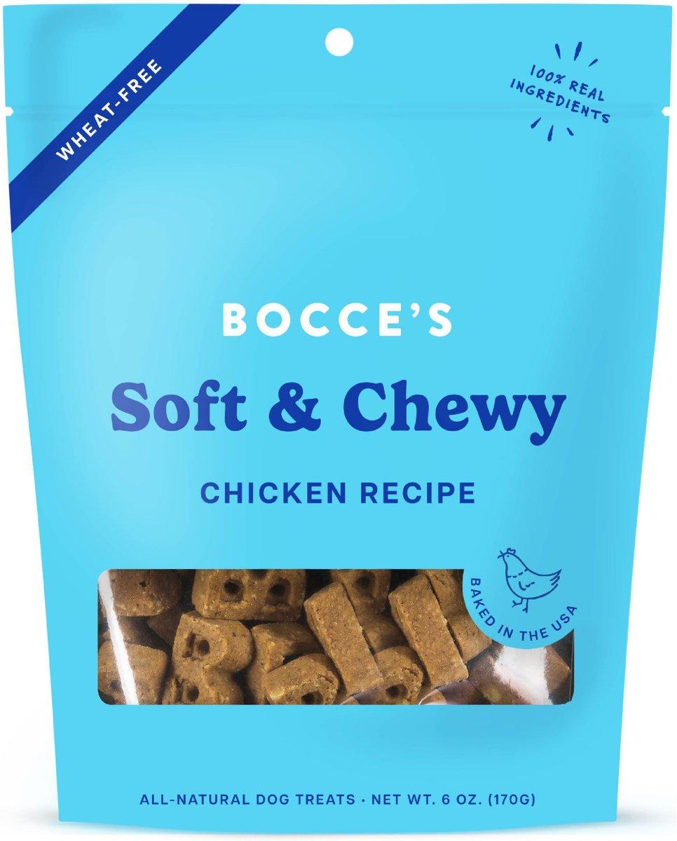 Bocce's Bakery Chicken Recipe Soft & Chewy Biscuits Dog Treats