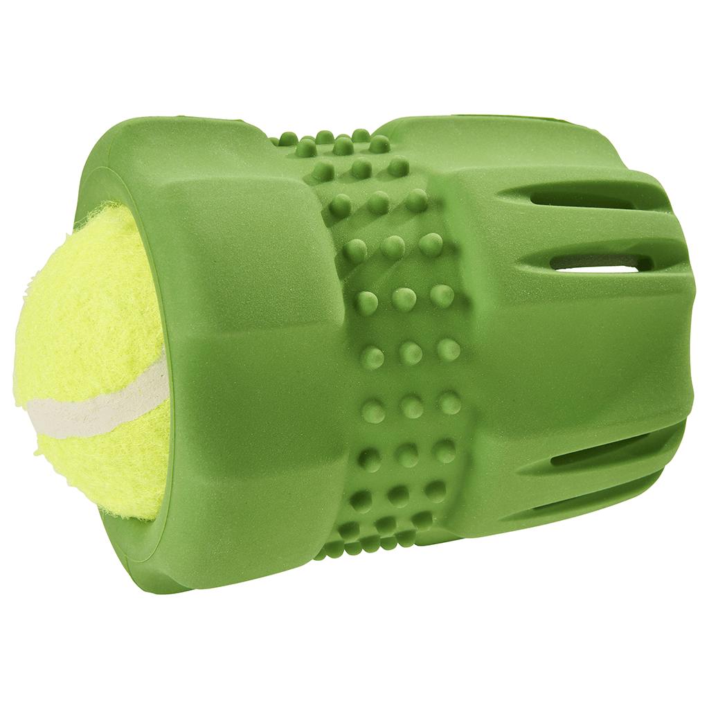 Ethical Spot Barrett Tough Tennis Jumble Dog Toy, Green