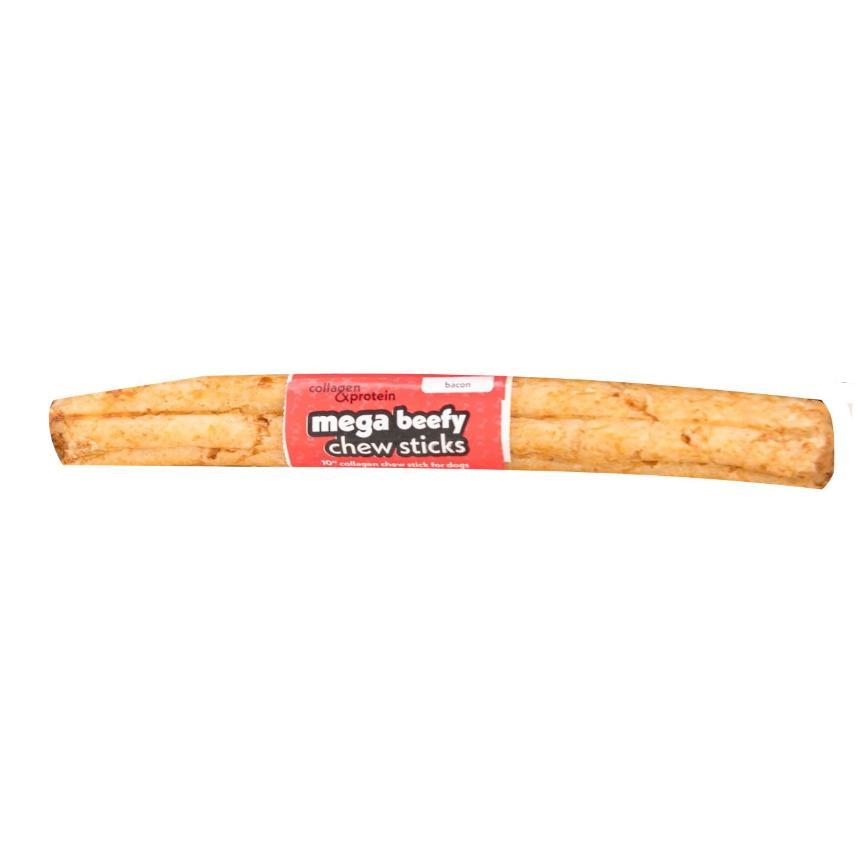 Frankly Beefy Chew Sticks Bacon Dog Treats, 7-in