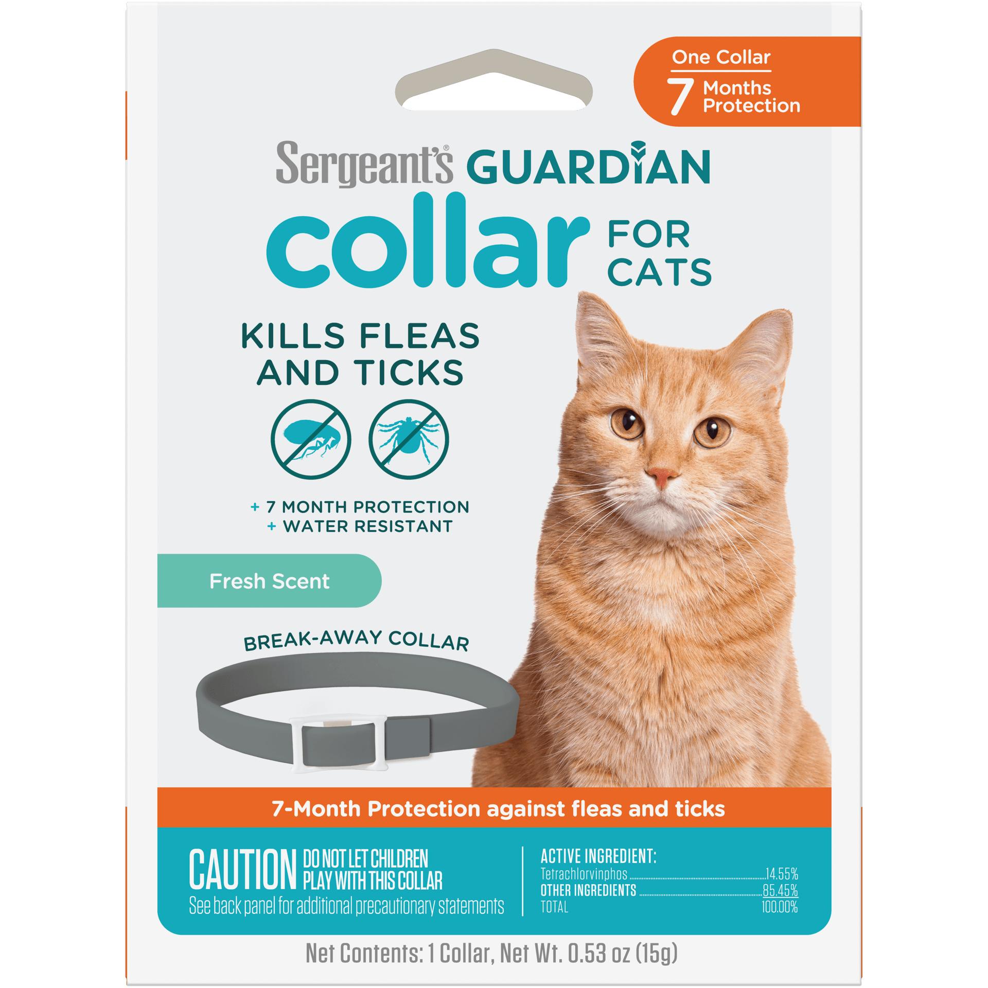 Sergeant’s GUARDIAN Flea & Tick Collar for Cats
