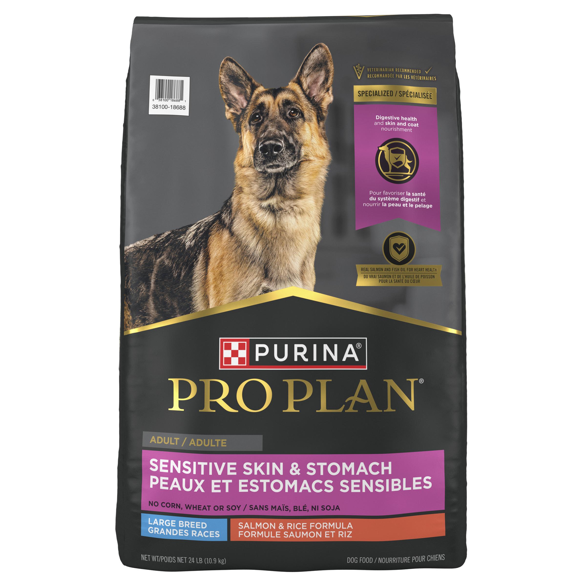 Purina Pro Plan Sensitive Skin & Stomach Salmon & Rice Large Breed Adult Dry Dog Food