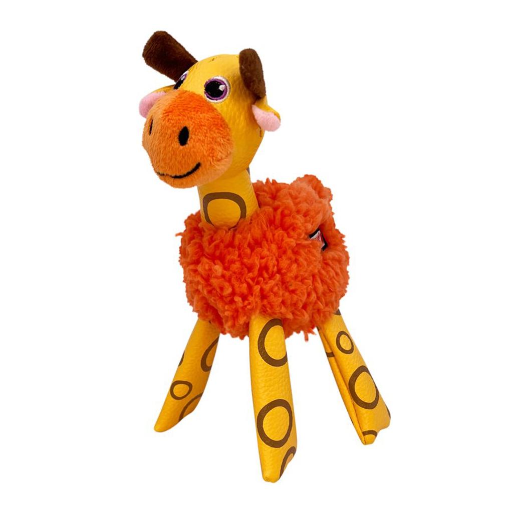 KONG Floofs Shakers Giraffe Dog Toy