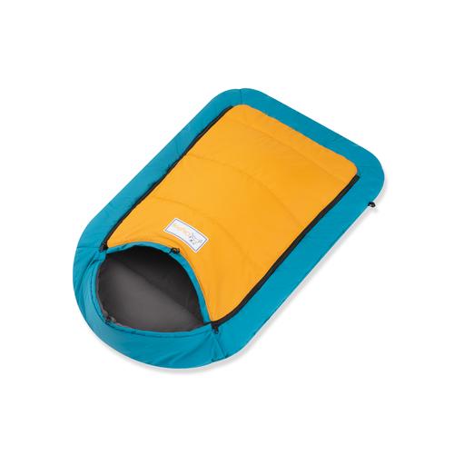 OllyDog Meeker Dog Sleeping Bag, Blue Mango, 37-in x 25.5-in