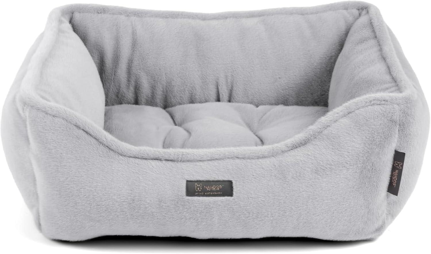 Nandog Cloud Prive Collection Dog & Cat Bed, Light Blue, 25 x 22 x 10-in