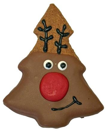 Pawsitively Gourmet Rudolf Tree Dog Treats, 1-count