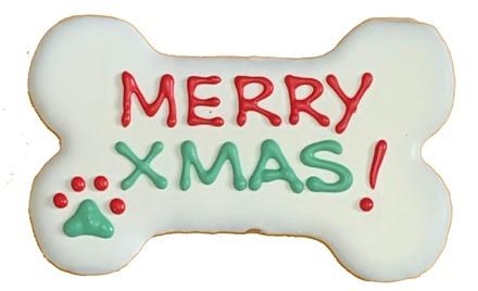 Pawsitively Gourmet Merry Xmas Bone Dog Treats, 6-in, 1-count