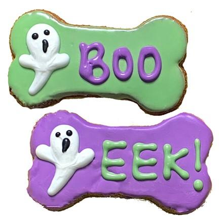 Pawsitively Gourmet Boo & Eek Bones Dog Treats, 4-in