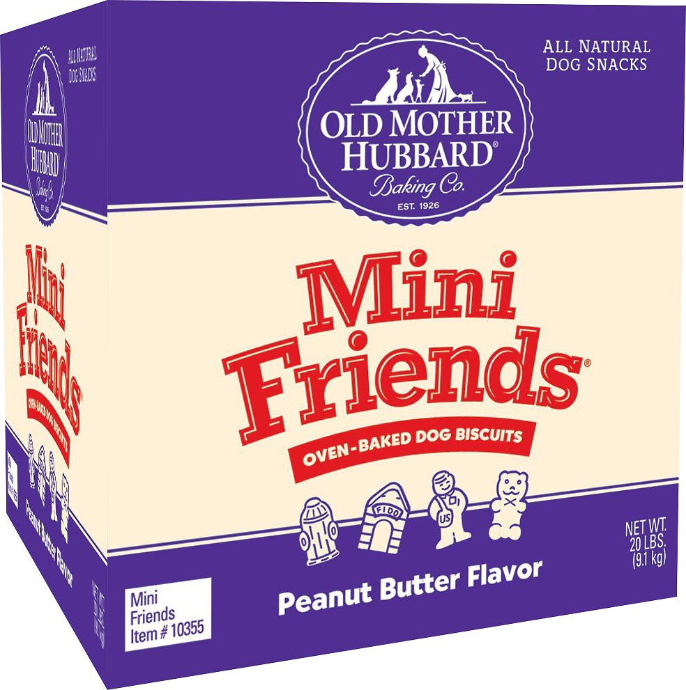 Old Mother Hubbard Mini Friends Biscuit Dog Treats, 20-lb box