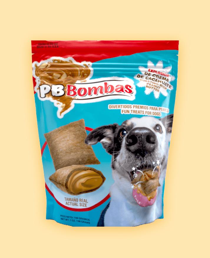 Fun Pet Group PB Bombas Dog Treats, 7-oz