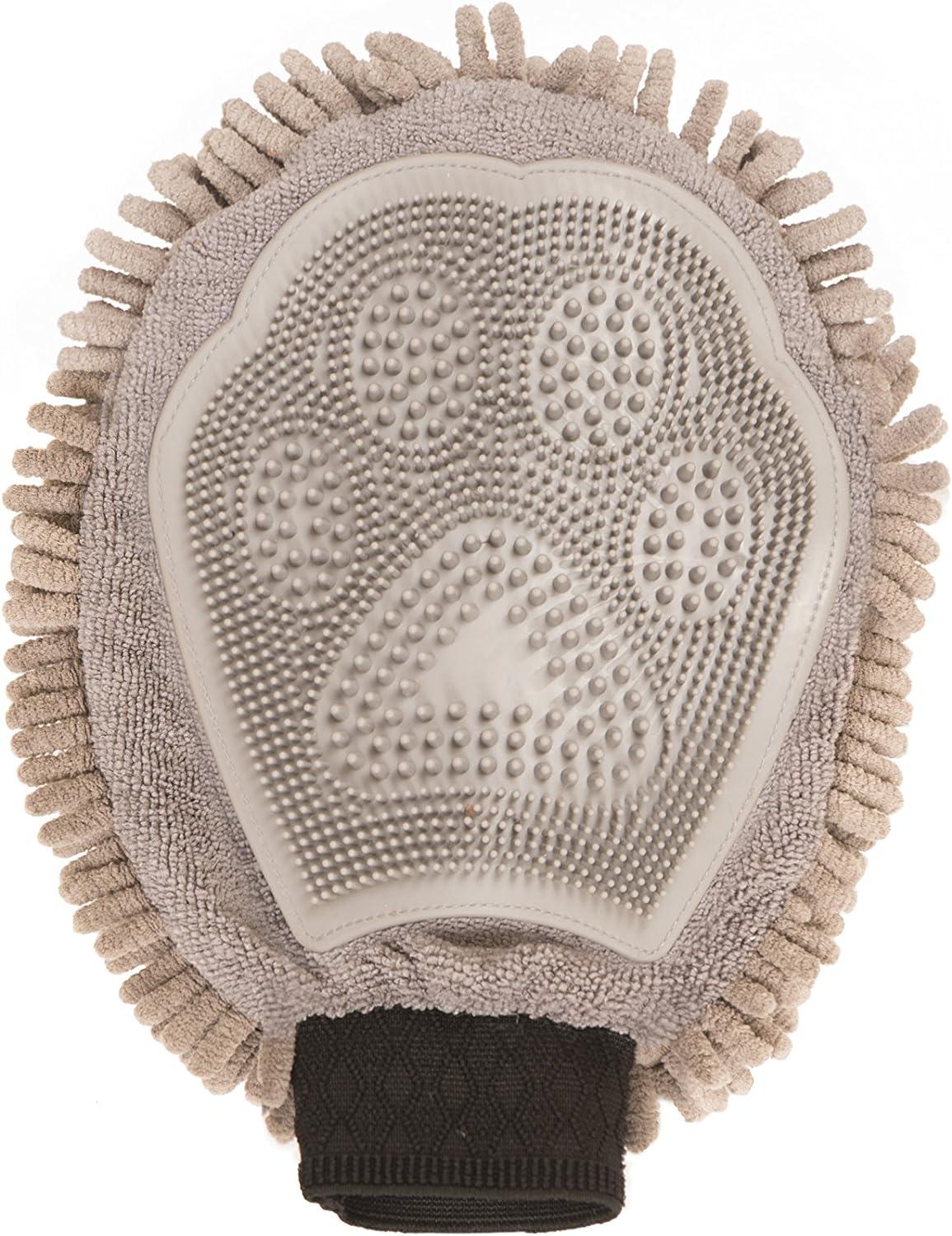 Dog Gone Smart Dirty Dog Grooming Mitt for Pets, Grey