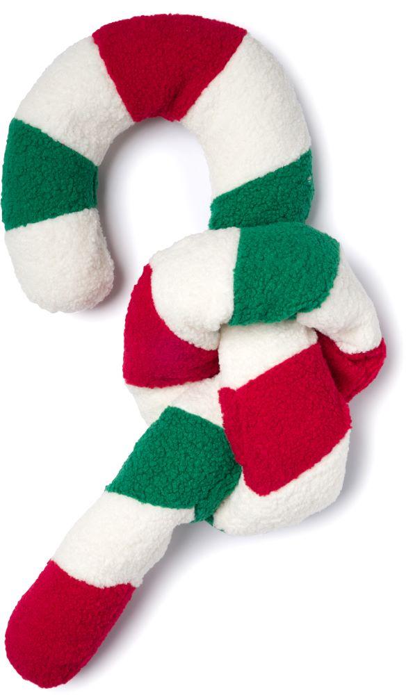 fabdog Candy Cane Twisty Dog Toy, 5-ft