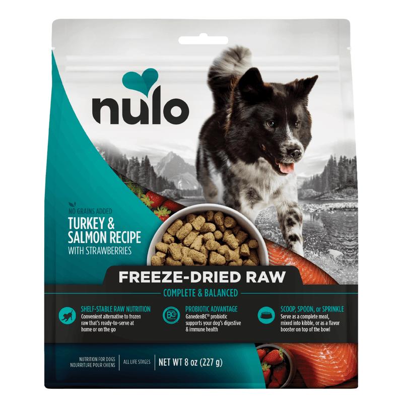 Nulo Freestyle Salmon & Turkey with Strawberries Grain-Free Freeze-Dried Raw Dog Food, 8-oz