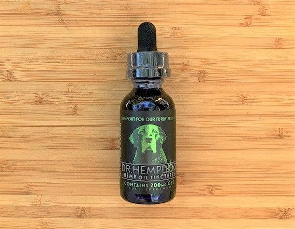 Dr.Hempdog Original Formula Tincture Alternative Supplement for Dogs, 200mg, 1-oz