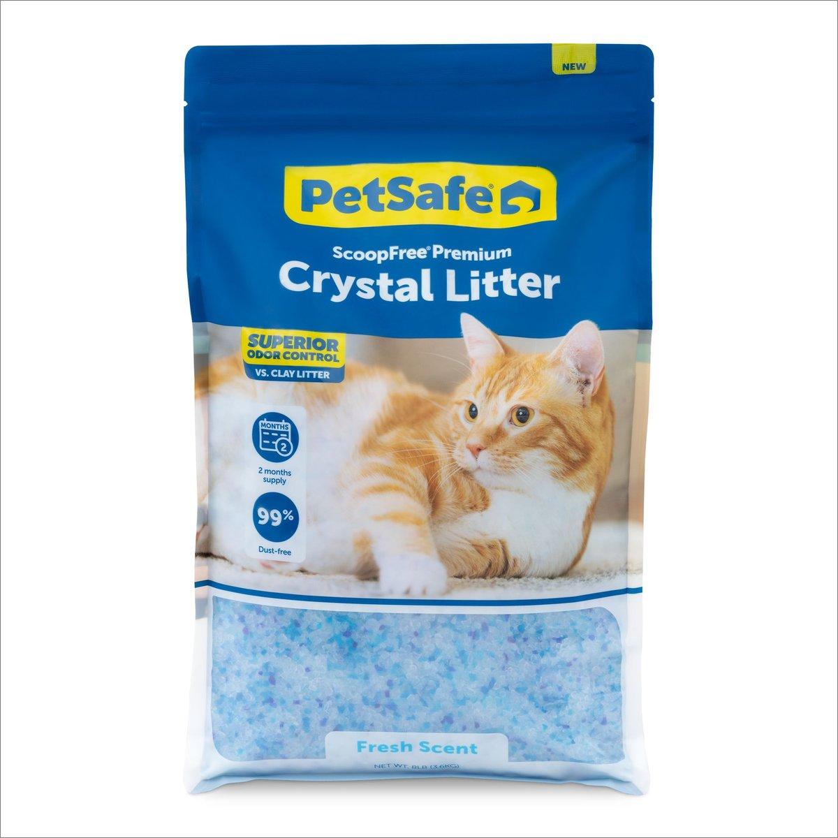 PetSafe ScoopFree Premium Fresh Crystal Cat Litter, 8-lb