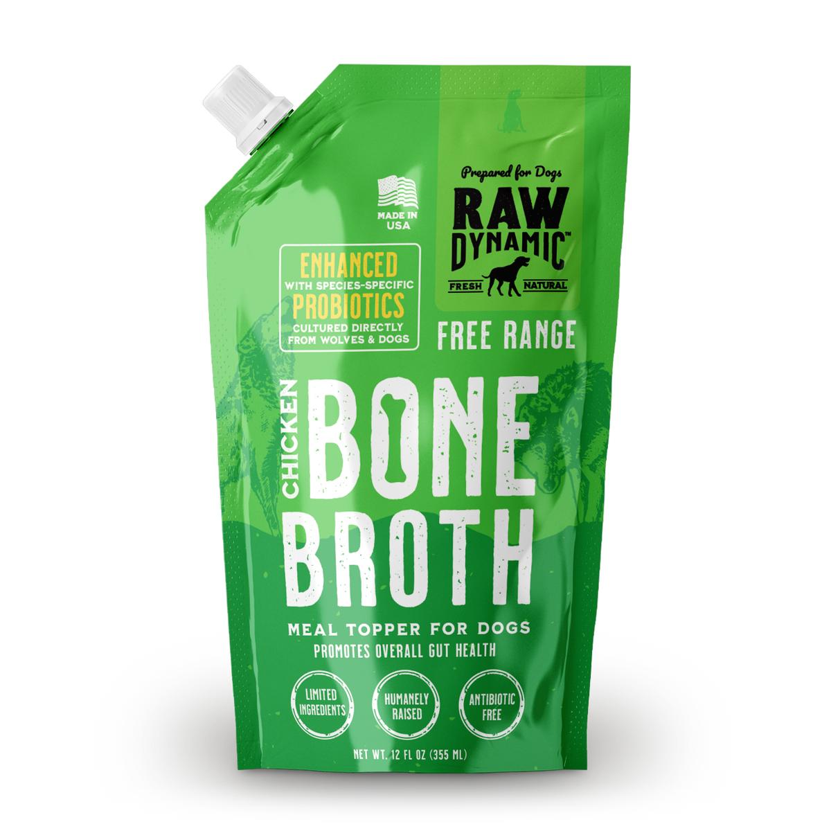 Raw Dynamic Chicken Bone Broth For Dogs