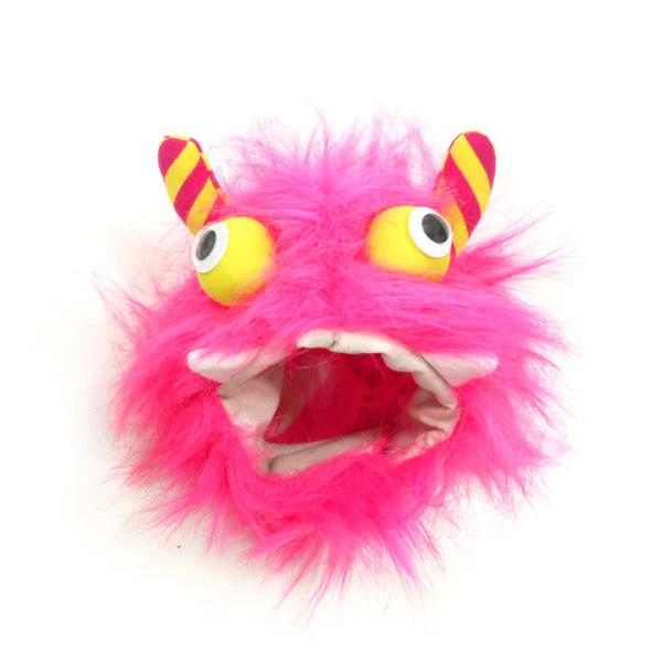 DOGO Pet Furry Monster Dog Hat, Pink