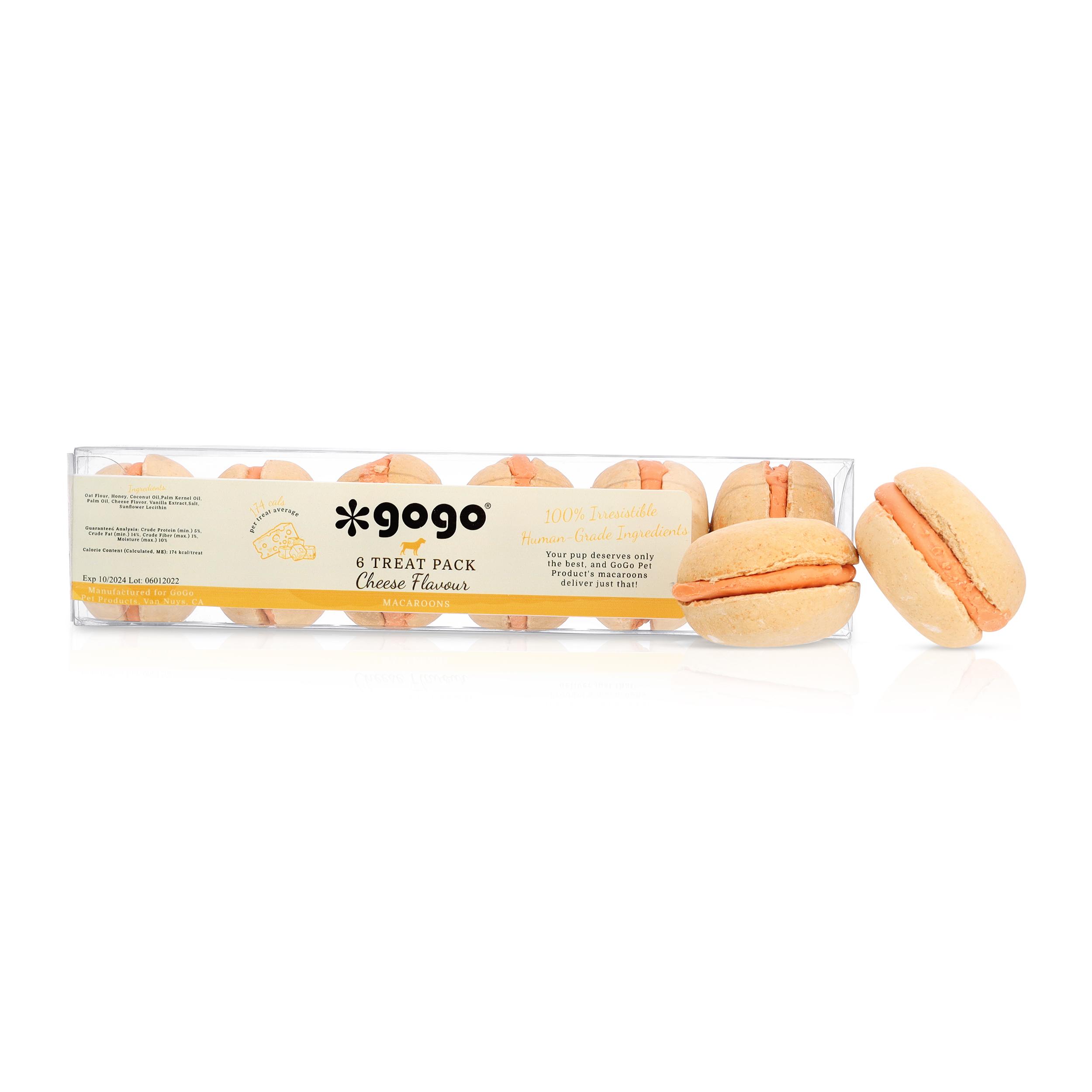 GoGo Cheese Macaroons Dog Treats