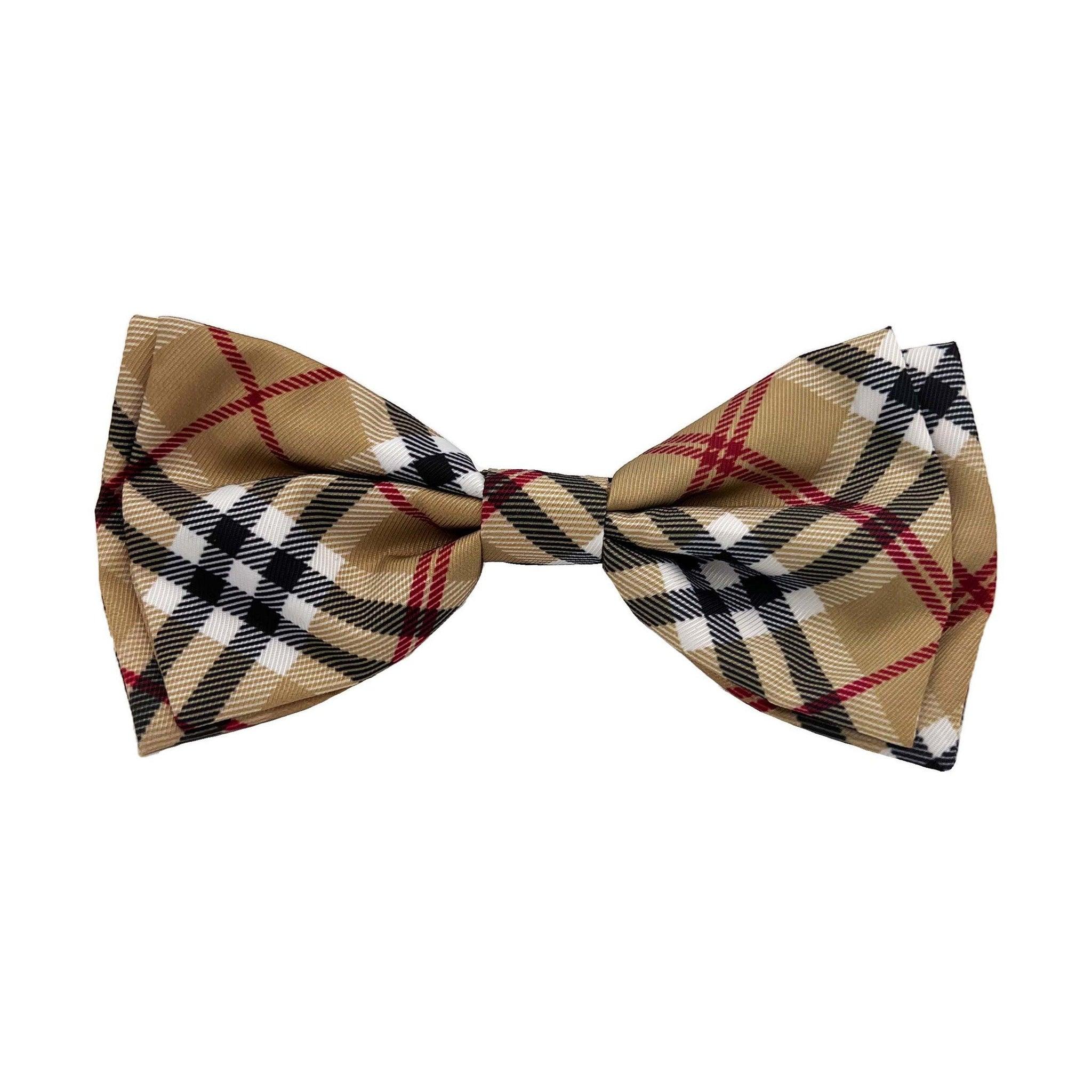 Huxley & Kent Pet Bow Tie, High Street Plaid, X-Large