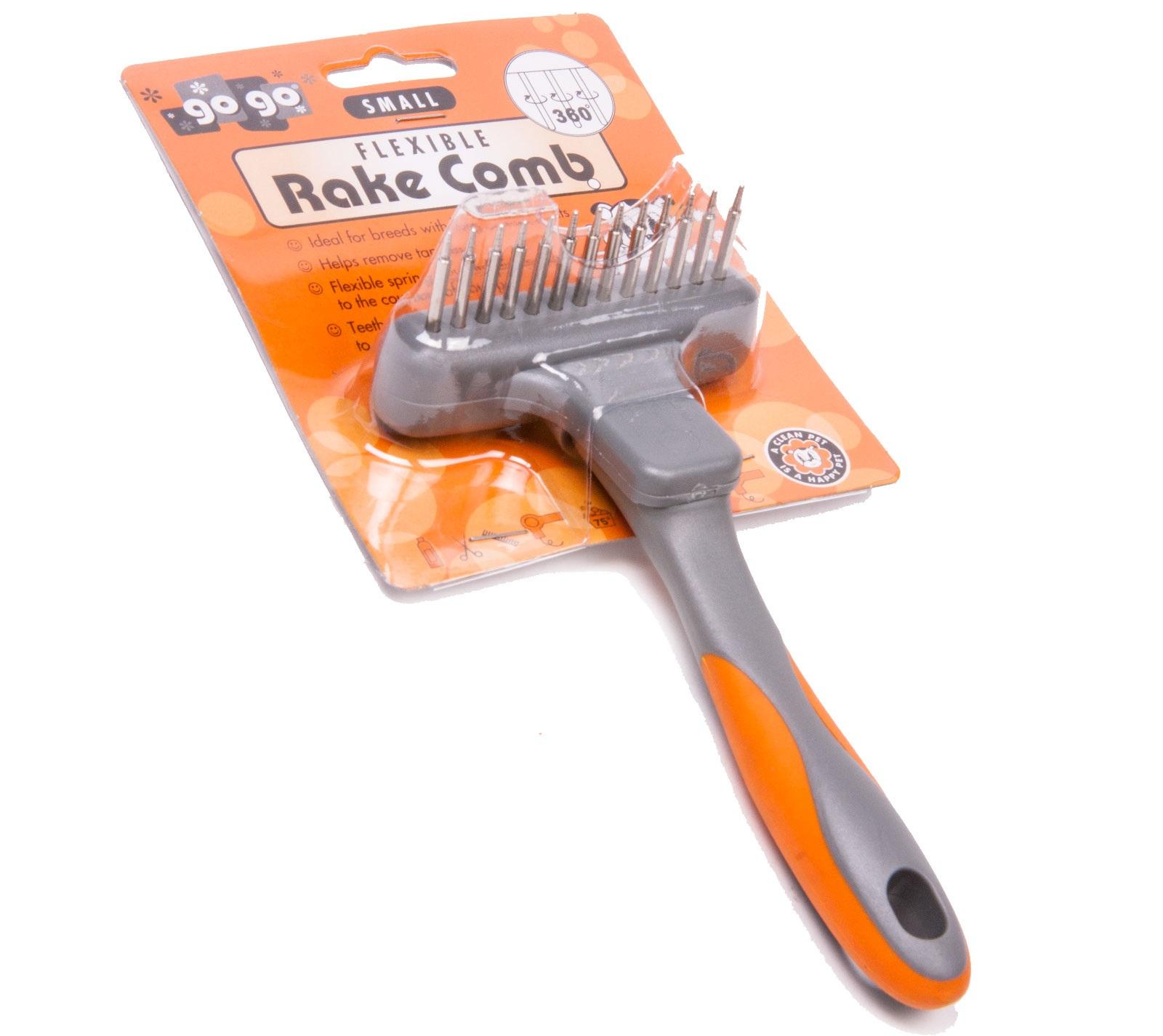GoGo Flexible Rake Pet Comb, Small
