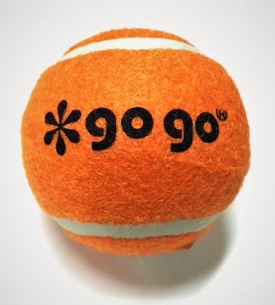 GoGo Tennis Ball Dog Toy, Orange