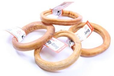 GoGo Bully Stick Ring Dog Treats, Large, 1-count