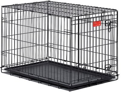 MidWest Life Stages Single Door Dog Crate, 30-in