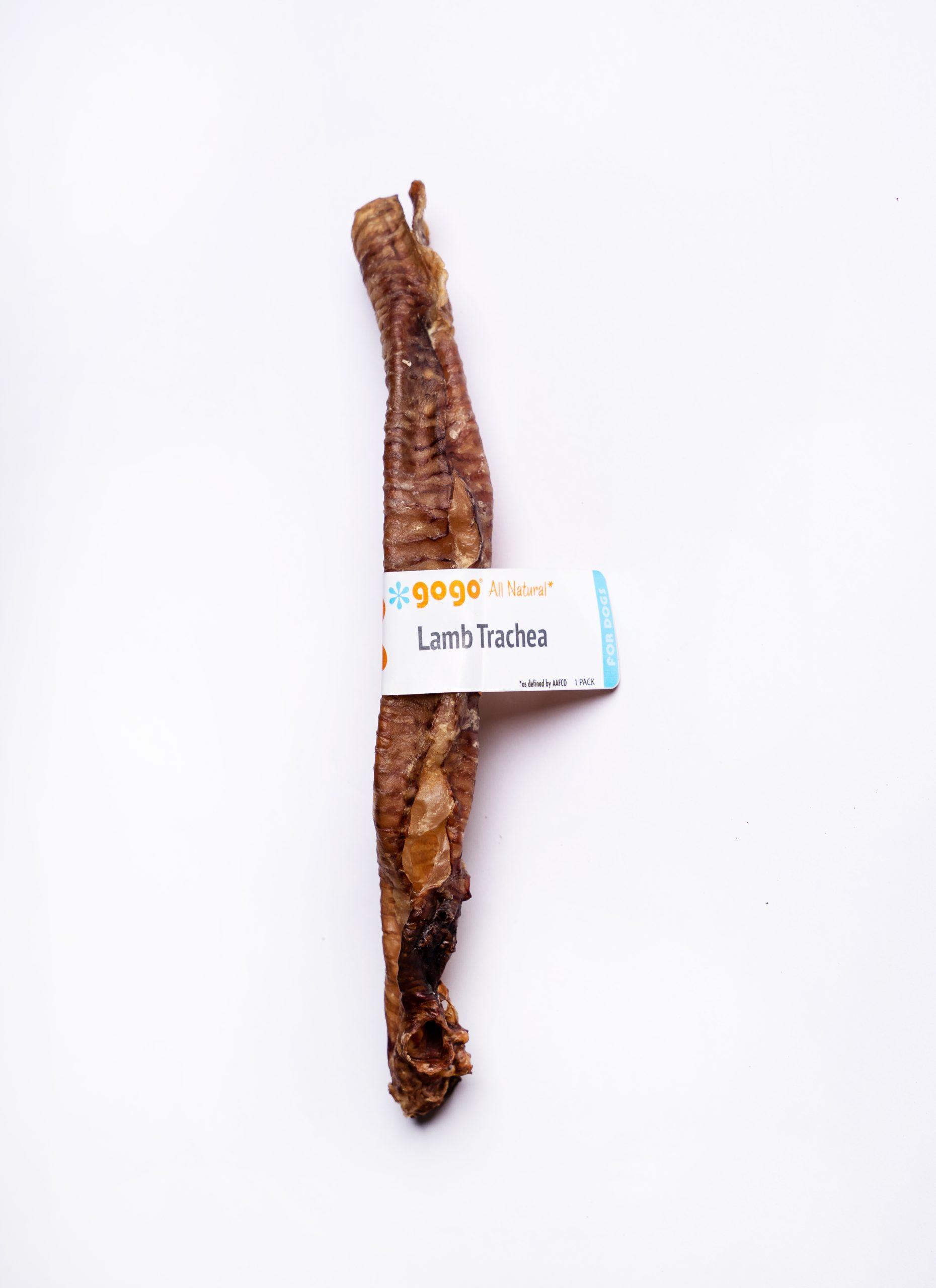 GoGo Lamb Trachea Dog Treats