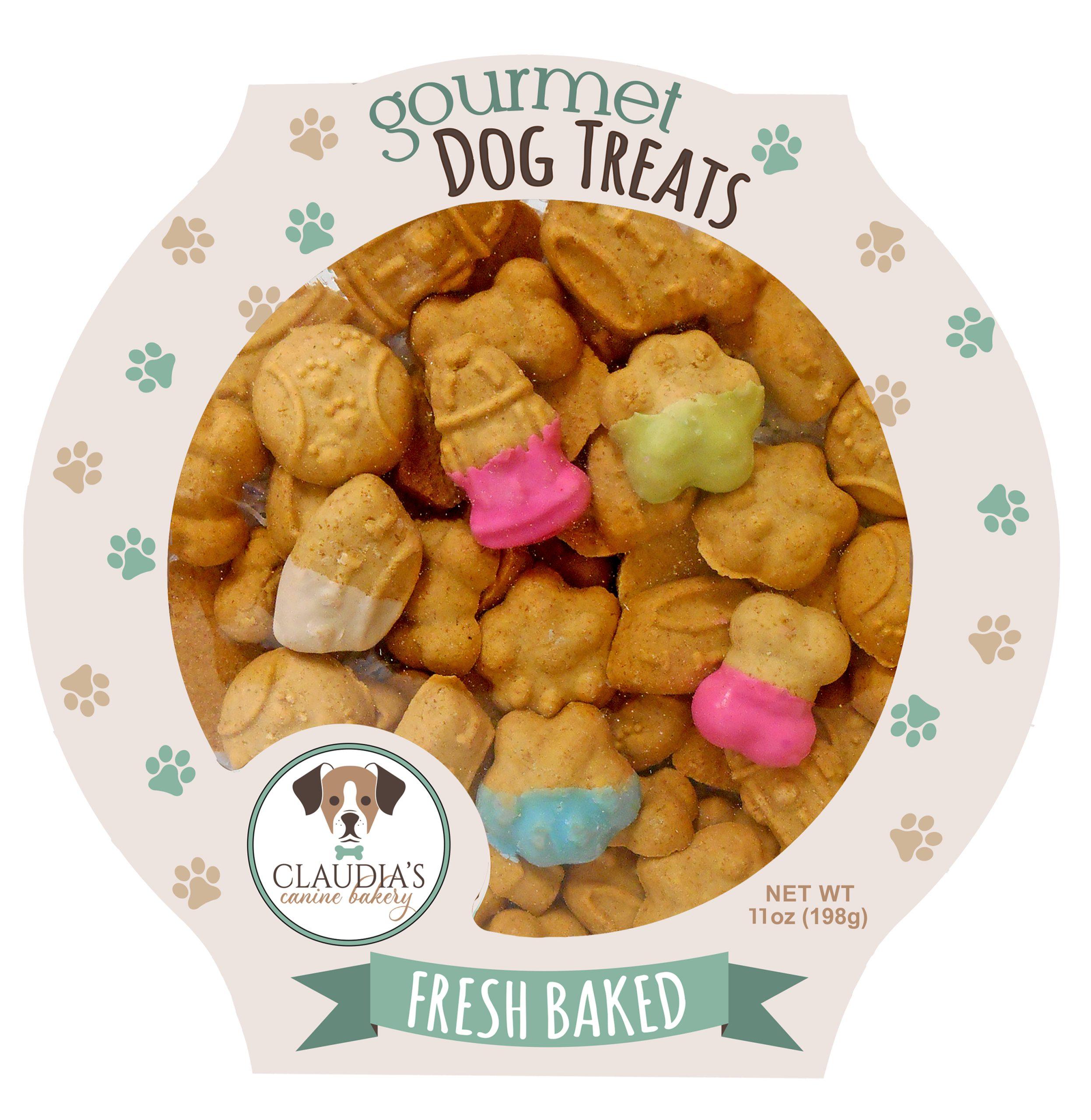 Claudia's Canine Bakery K-9's Favorite Things Peanut Butter Dog Treats, 11-oz