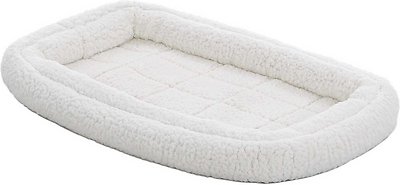 MidWest Quiet Time Deluxe Double Bolster Pet Bed, Fleece, 42-in