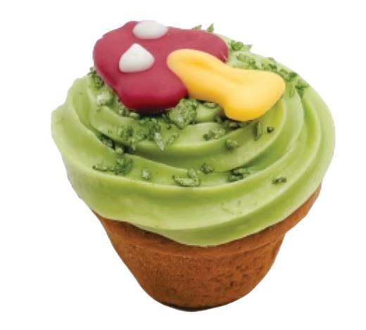 Bosco & Roxy's Mushroom Hunt 3D Cupcake Dog Treats, 2.5-in