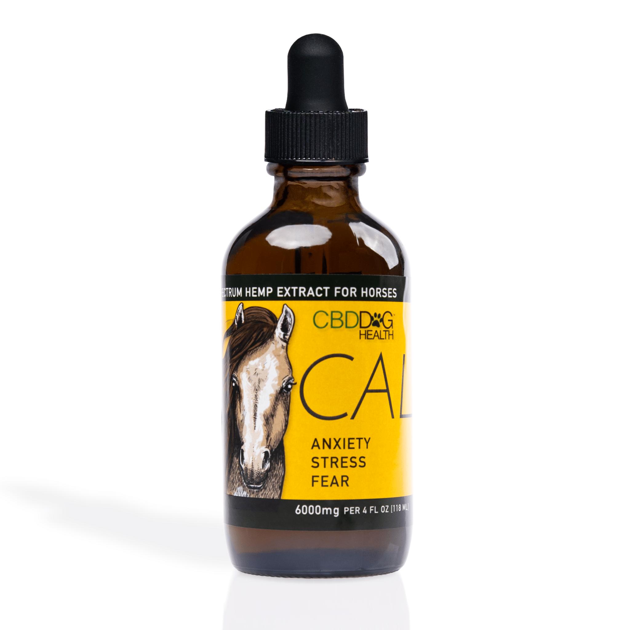 CBDDog Health Calm Oil Tincture Alternative Supplement for Horses, 6000mg