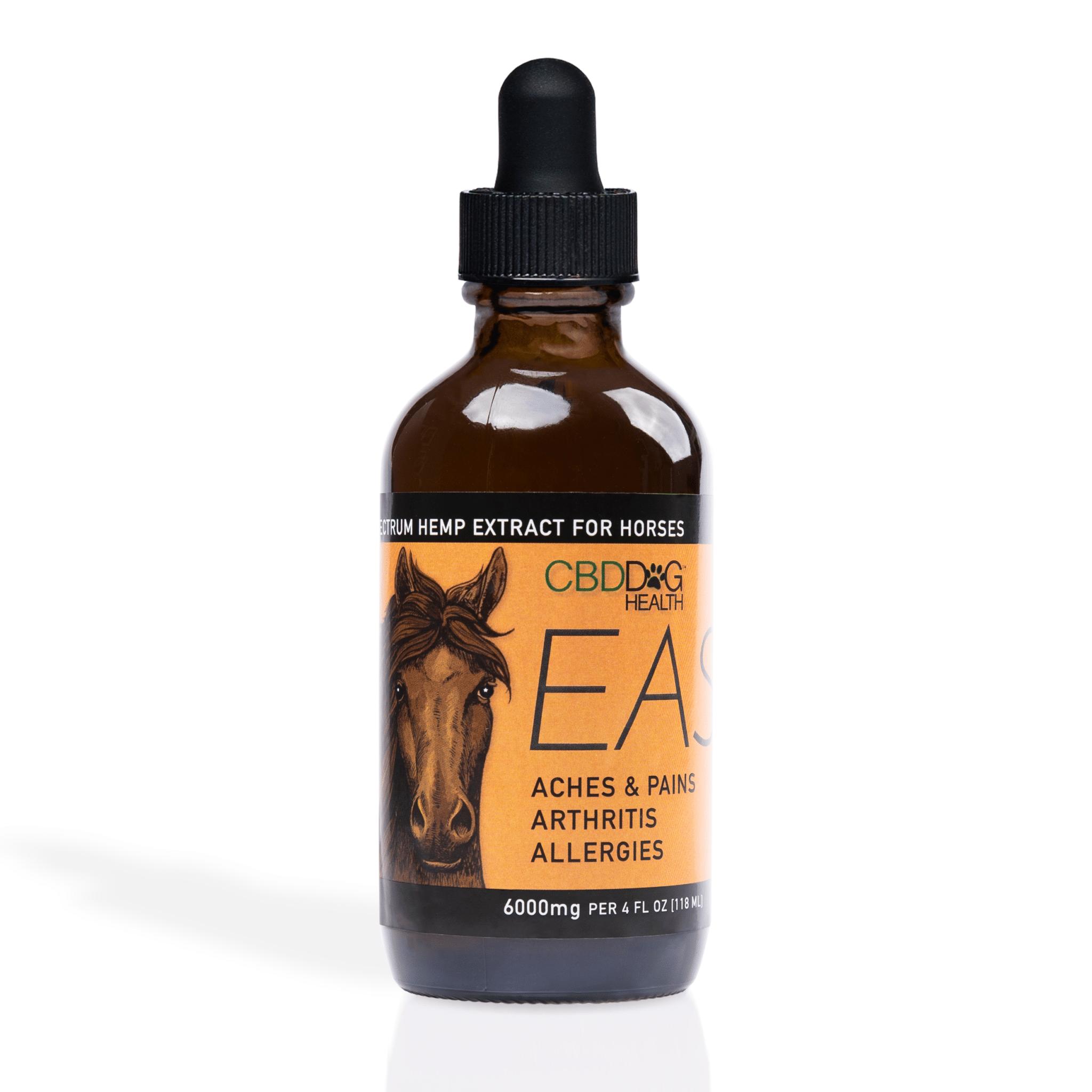 CBDDog Health Ease OIl Alternative Supplement for Horses, 6000mg