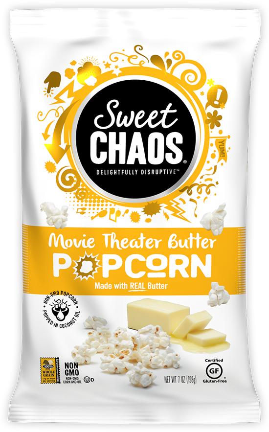 Sweet Chaos Popcorn Movie Theater, 7-oz
