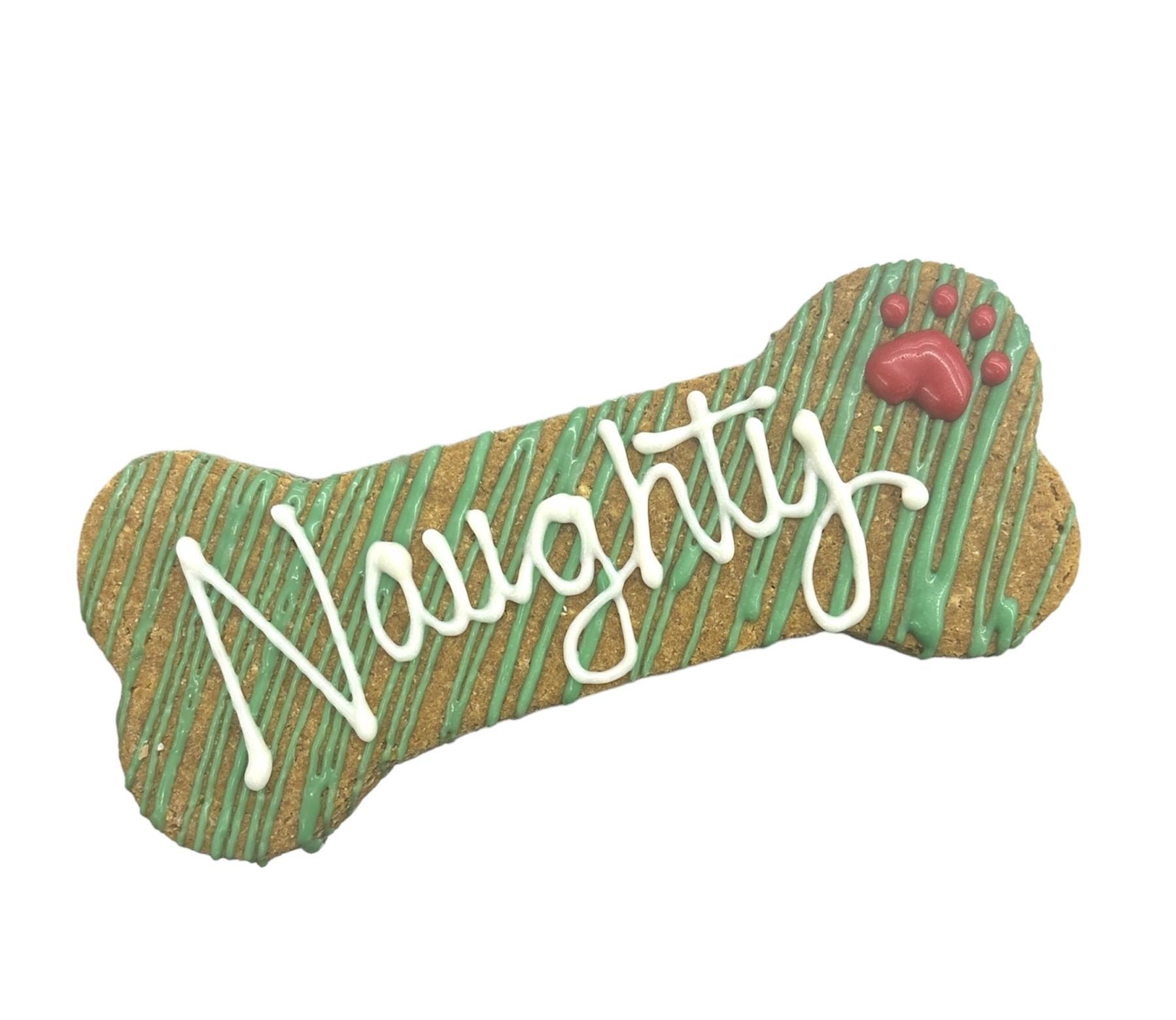 Paws Gourmet Bakery Christmas Naughty Bones Dog Treats