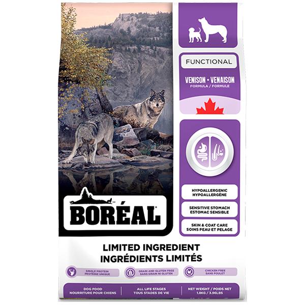Boreal Functional Limited Ingredients Venison Formula All Breeds Dry Dog Food