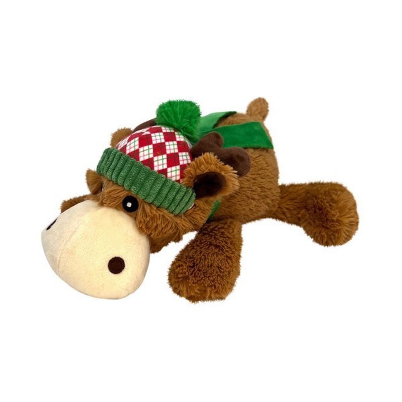 KONG Holiday Cozy Reindeer Dog Toy, Assorted