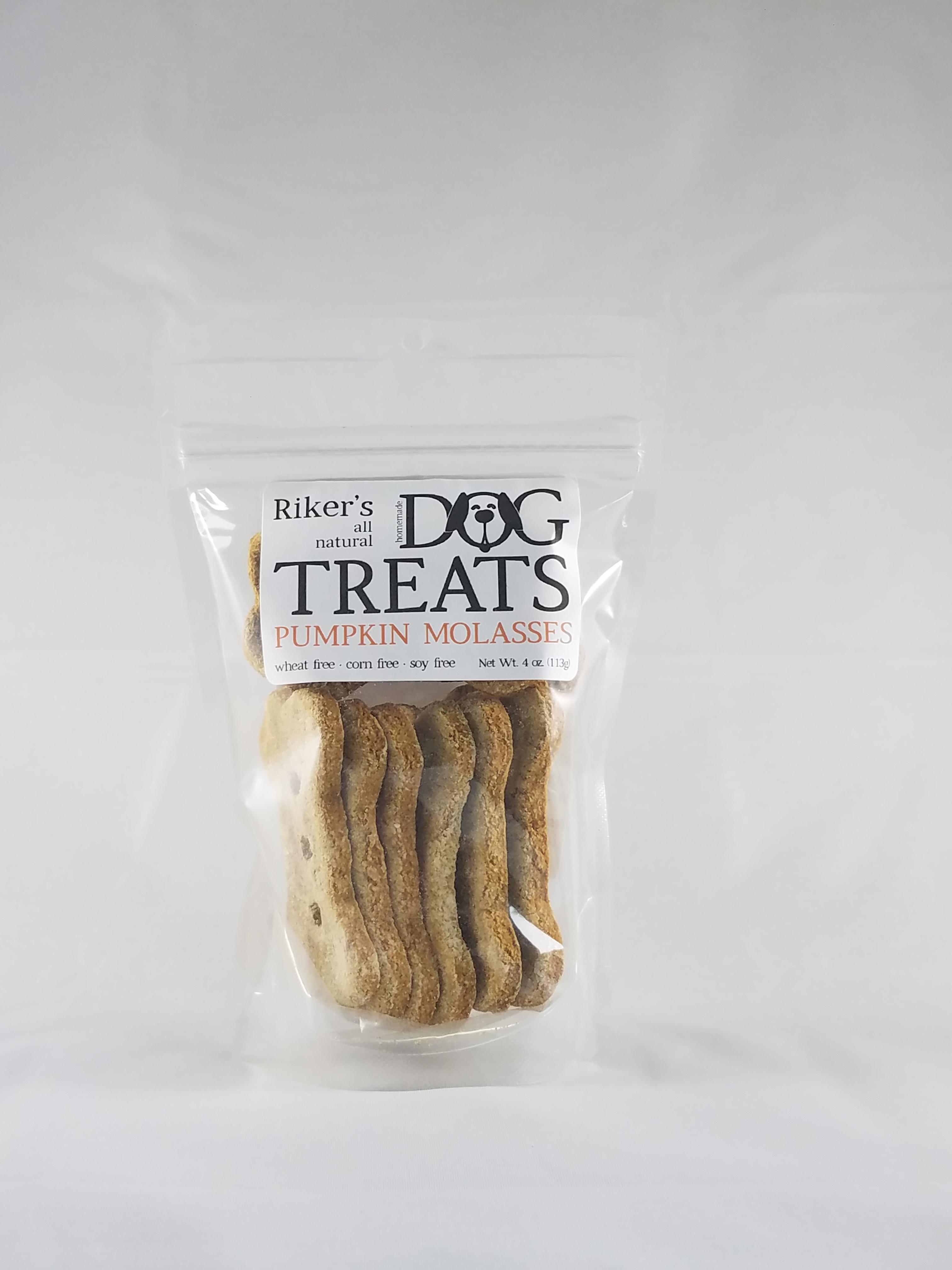 Riker's Pumpkin Molasses Bones Dog Treats
