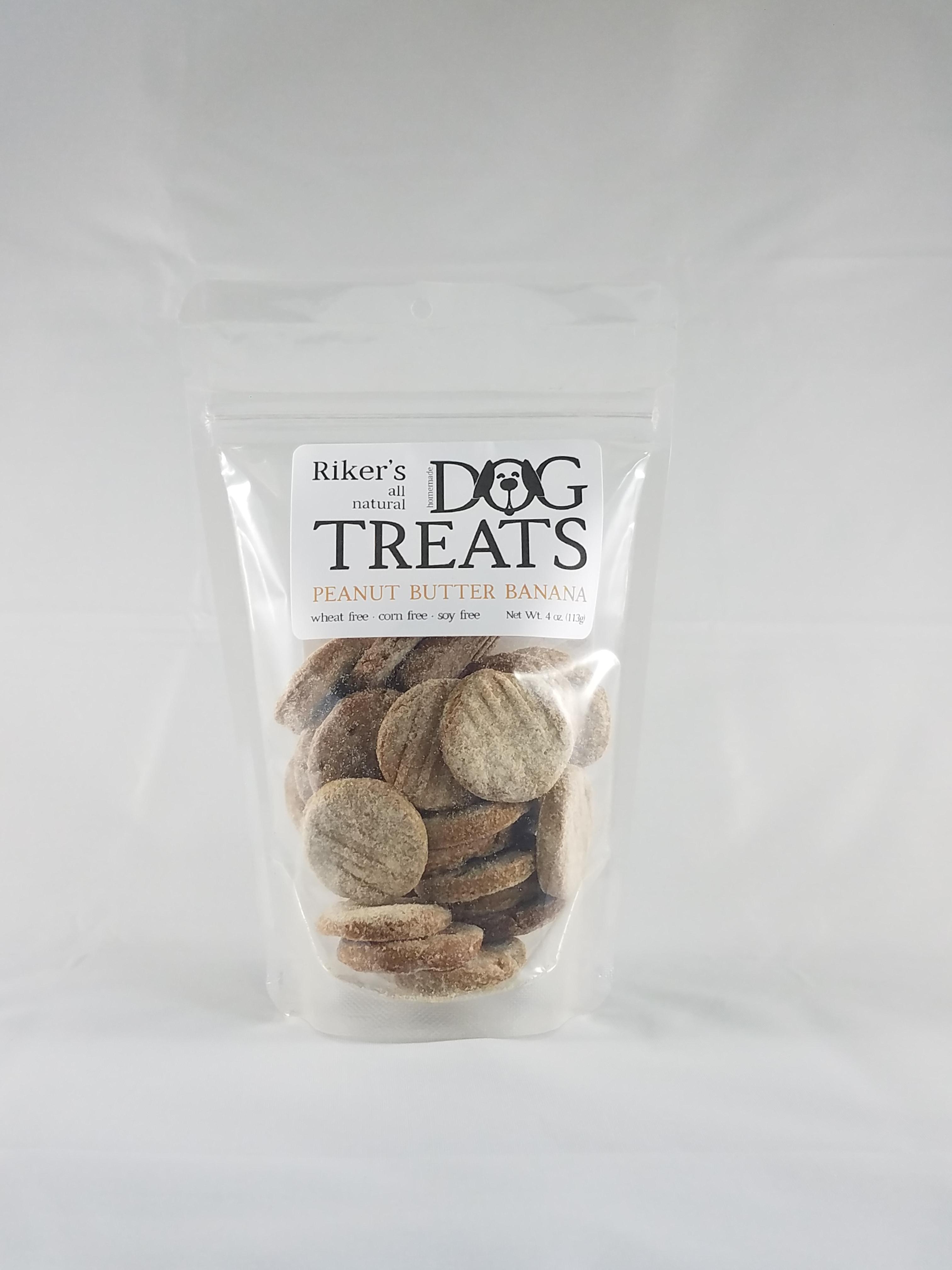 Riker's Peanut Butter Banana Circle Dog Treats