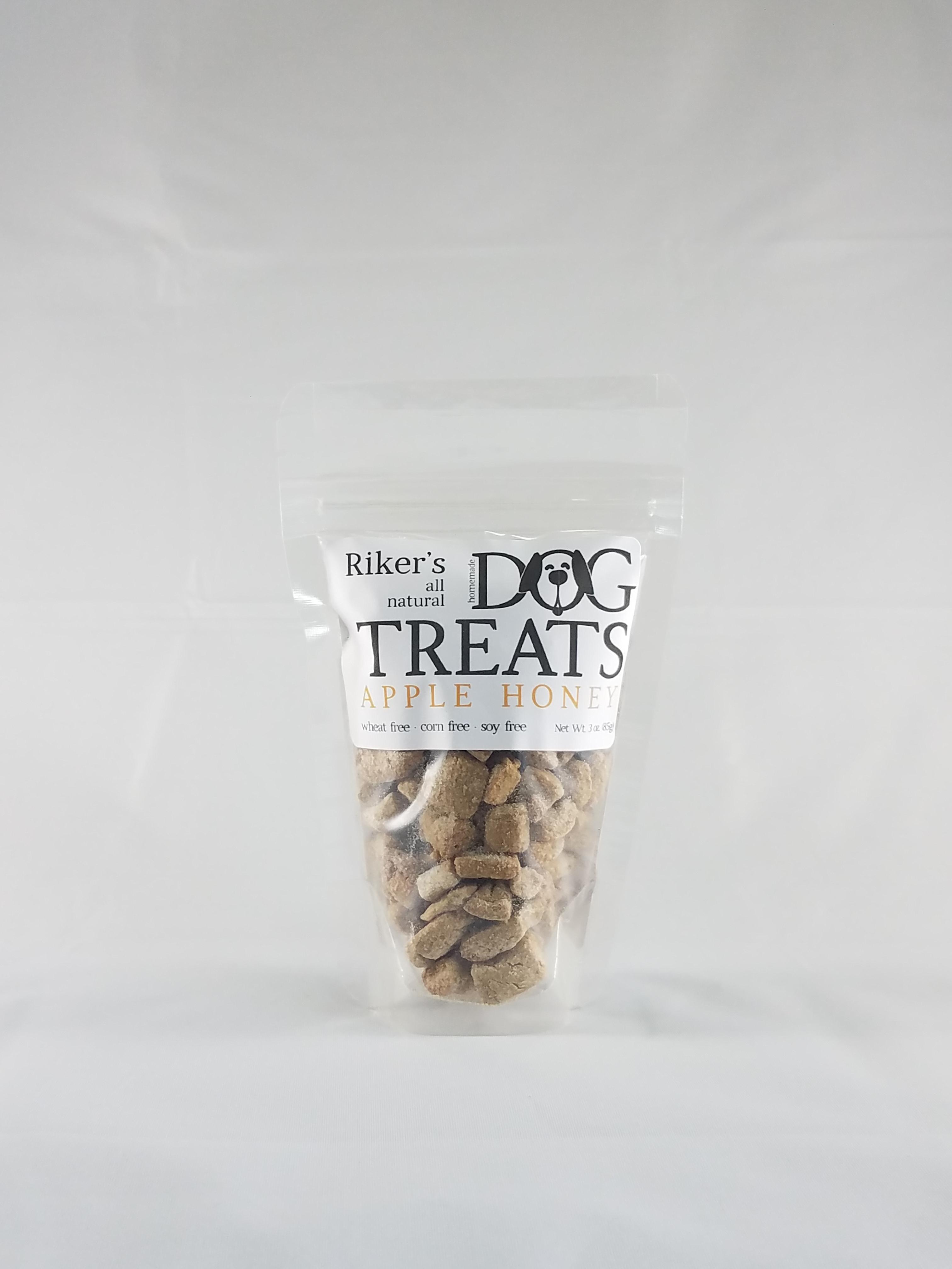 Riker's Apple Honey Training Dog Treats, 3-oz