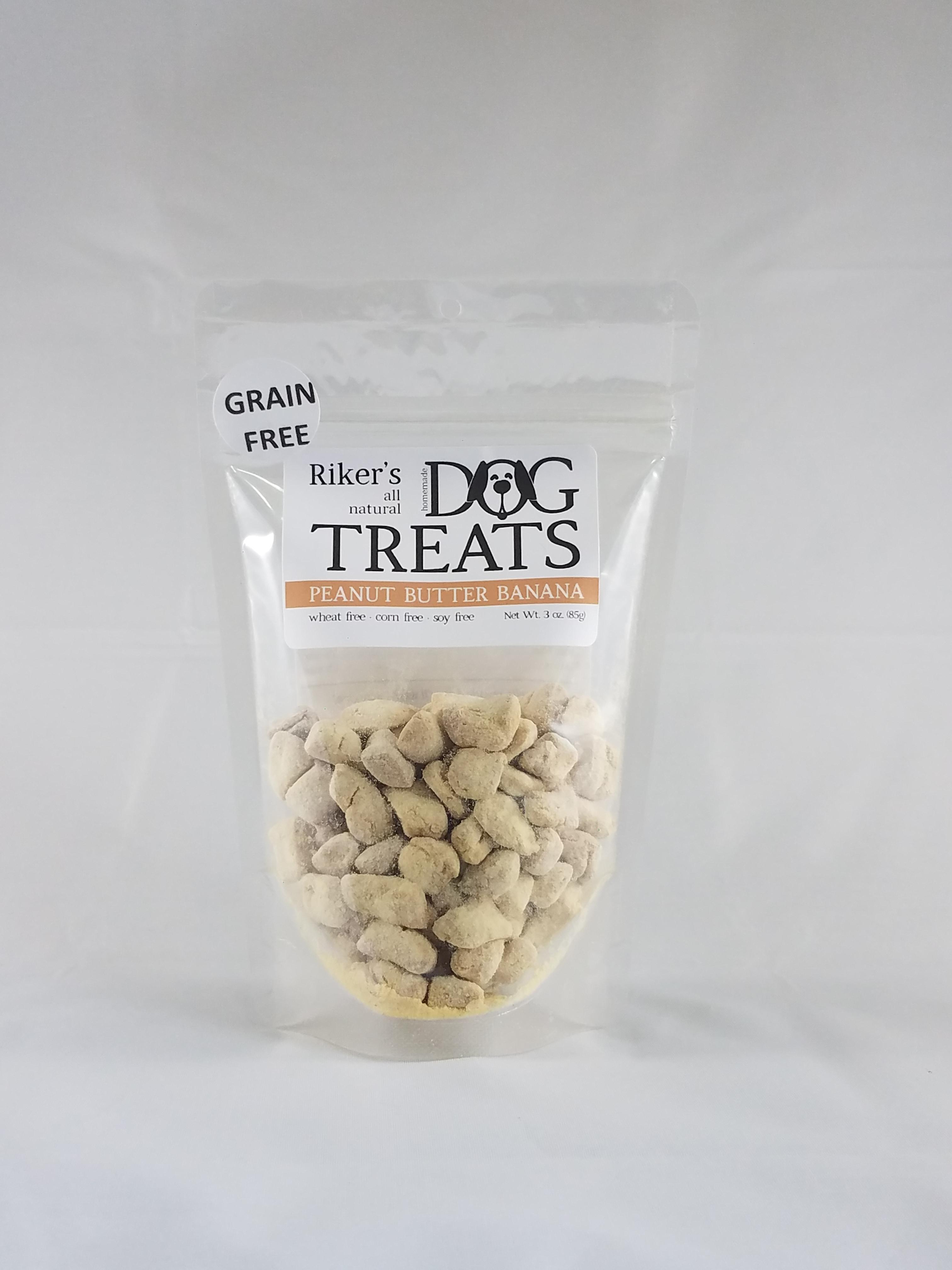 Riker's Peanut Butter Banana Grain-Free Training Dog Treats