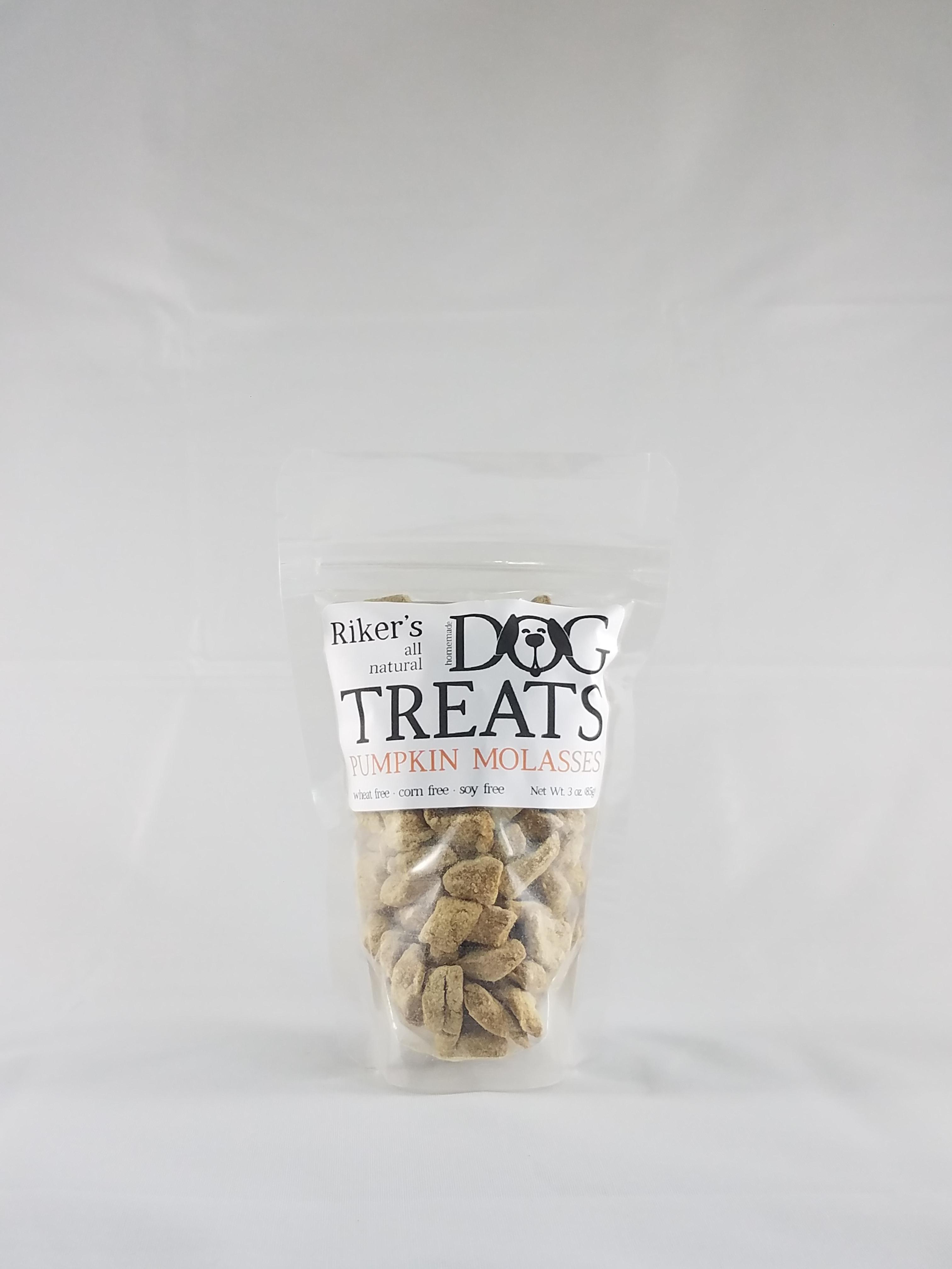 Riker's Pumpkin Molasses Training Dog Treats