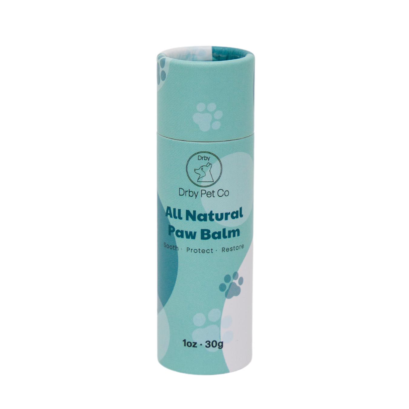 Drby Pet Co. All Natural Paw & Nose Balm for Dogs, 1-oz
